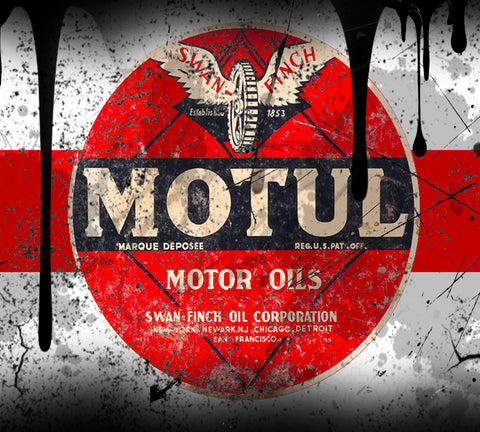 Motul Motor Oil Adhesive Vinyl Wrap