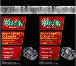 O'Reilly Brake Cleaner Adhesive Vinyl Wrap