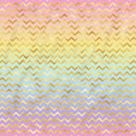 Pastel Rainbow and Gold Chevron Adhesive Vinyl