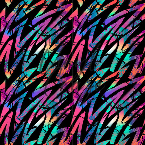 Neon Peekaboo - Adhesive Vinyl