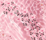 Pink Floral Leopard 20 or 30 oz Skinny Adhesive Vinyl Wrap