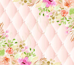 Watercolor Pink Floral Tufted Wrap