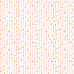 Pink Stripes And Gold Hearts - Adhesive Vinyl