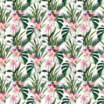 Pink Tropical Floral Adhesive Vinyl