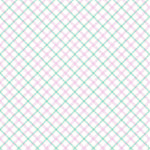 Pink And Teal Plaid - Adhesive Vinyl