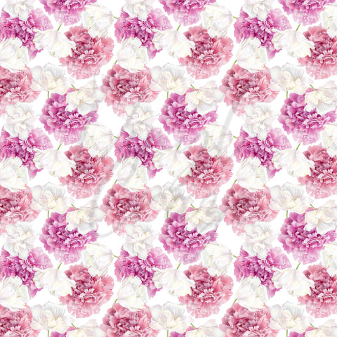 Pink and White Spring Blossoms Adhesive Vinyl