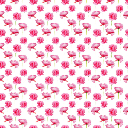 Pink Poppie Print Please - Adhesive Vinyl