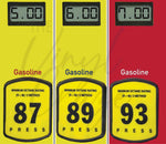 Gas Pumps Plain 20 oz Skinny Adhesive Vinyl Wrap