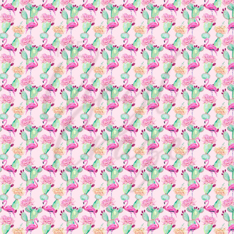 Prickly Flamingo - Adhesive Vinyl