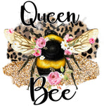 Queen Bee Leopard UV DTF Decal