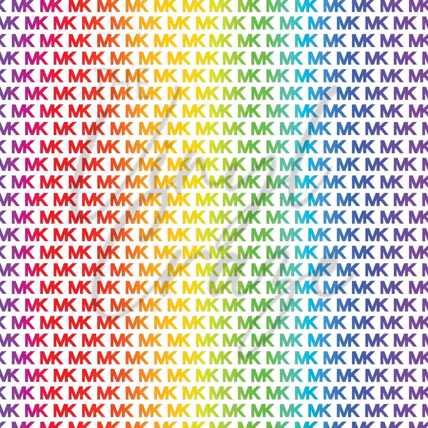 Rainbow K No Logo - Adhesive Vinyl