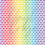 Rainbow K No Logo - Adhesive Vinyl