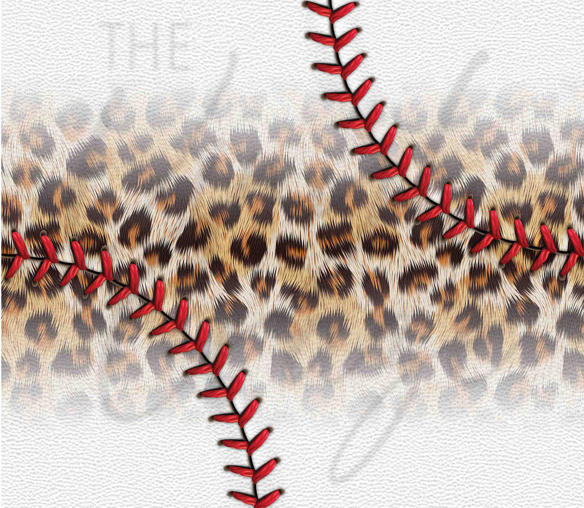 Realistic Baseball Leopard 20 oz Skinny Adhesive Vinyl Wrap – The Vinyl ...