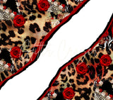 Red Roses and Houndstooth wraps and decal- 6 Designs