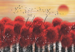 Red Tree Sunset - Adhesive Vinyl Wrap