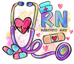 Registered Nurse UV DTF Decal