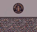 SB Zero F*cks Given 20 or 30 oz Skinny Adhesive Vinyl Wrap