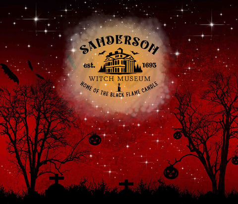 Sanderson Witch Museum 20 or 30 oz Skinny Adhesive Vinyl Wrap