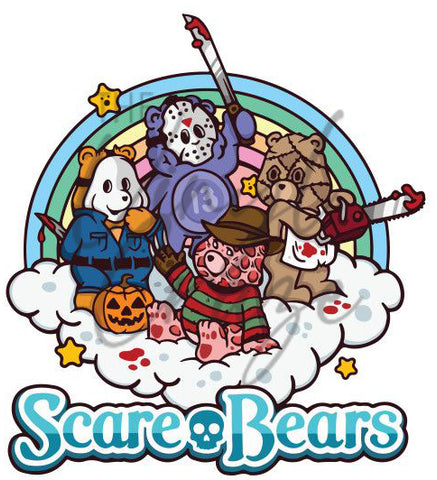Scare Bears UV DTF Vinyl Decal