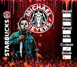 Scary Bux 20 or 30 oz Skinny Adhesive Vinyl Wrap