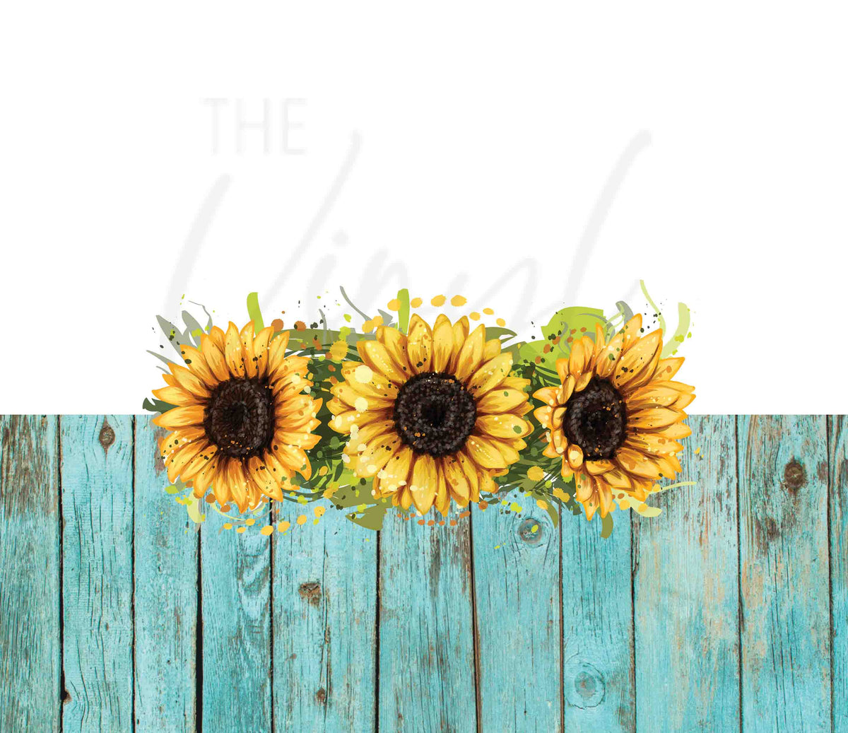 Shabby Sunflower 20 oz Adhesive Vinyl Wrap – The Vinyl Craze