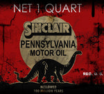 Sinclair Motor Oil Adhesive Vinyl Wrap