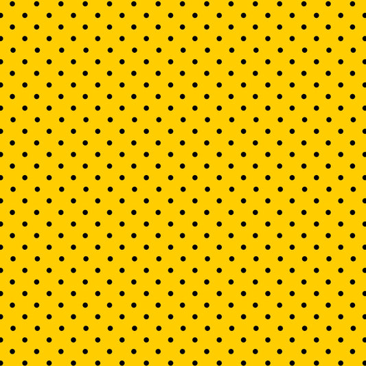 Yellow Polka Dot Bikini - Adhesive Vinyl