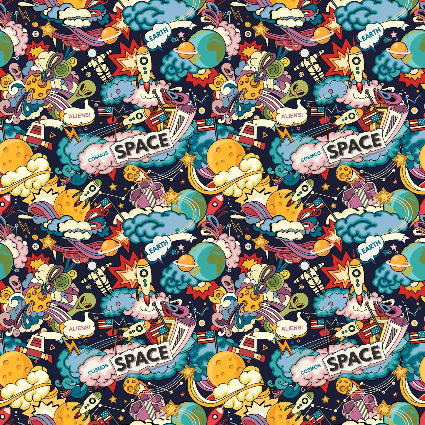 Space Adventure - Adhesive Vinyl