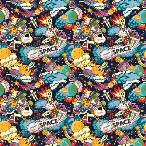 Space Adventure - Adhesive Vinyl