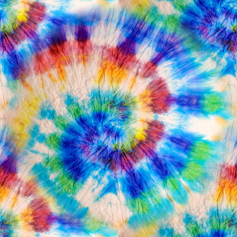 Tie Dye Spirals - Adhesive Vinyl