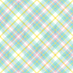 Summer Pastel Tartan Adhesive Vinyl