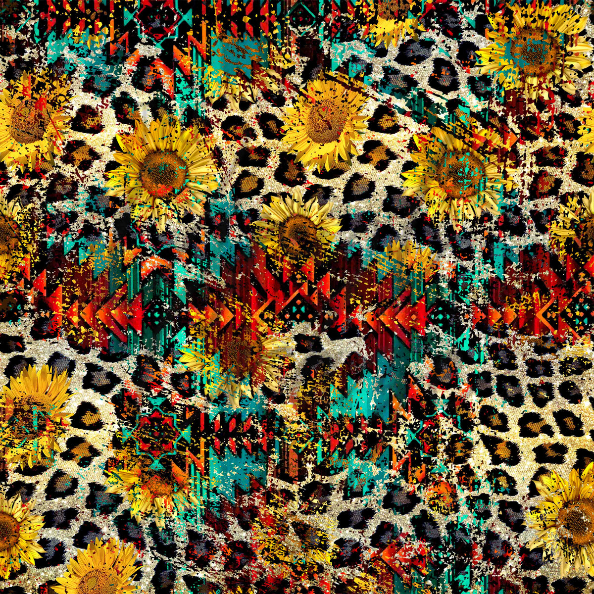 Sunflower Aztec - Adhesive Vinyl – The Vinyl Craze