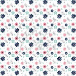 Teal, Navy and Pink Florals Adhesive Vinyl