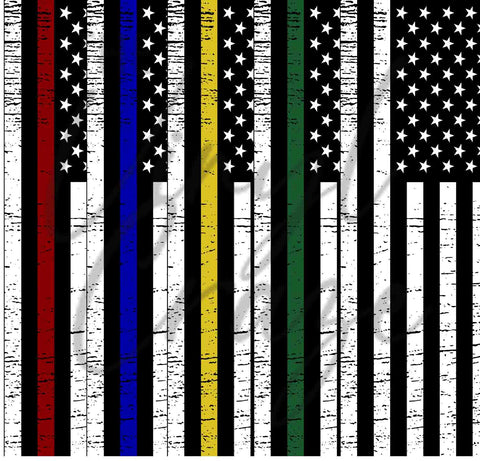 The Thin Line Flag Pen Wraps