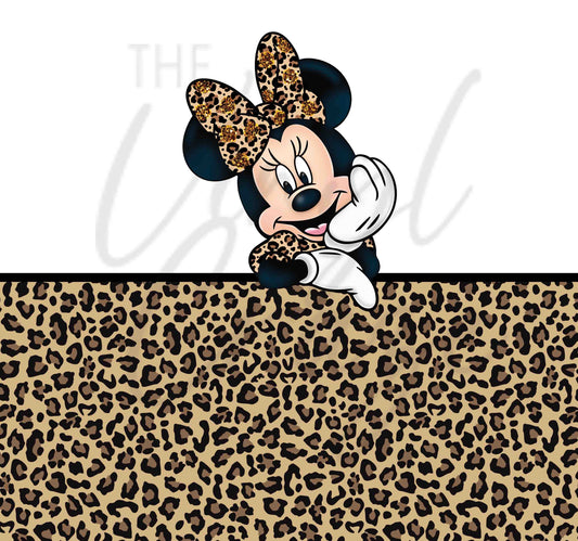 Thinking Mouse Leopard 20 or 30 oz Skinny Adhesive Vinyl Wrap