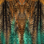 Tiger Snake Green Brown Adhesive Vinyl