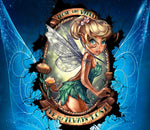 Tinkerbell 20 or 30 oz Skinny Adhesive Vinyl Wrap