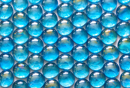 Turquoise Bubble Glass - Adhesive Vinyl Wrap