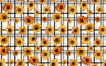 Watercolor Flower Plaid - Adhesive Vinyl Wrap