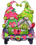 Watermelon Gnome Truck UV DTF Decal