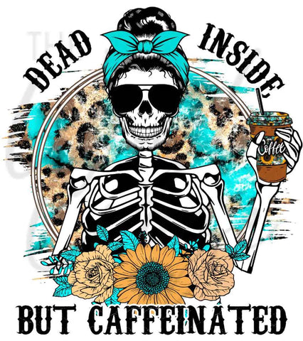 Western Leopard Dead Inside UV DTF Decal