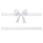 White bow Adhesive Vinyl Decal