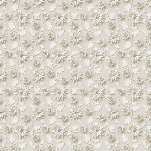 White Chrysanthemum - Adhesive Vinyl