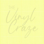 Yellow Gingham - Adhesive Vinyl