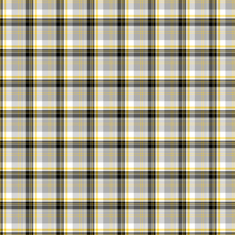 Yellow and Black Plaid - Adhesive Vinyl