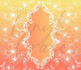 Yellow and Orange Floral Ombre JPEG Download