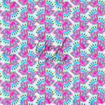 Abstract Neon Feather - Adhesive Vinyl