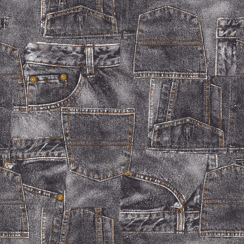 Denim Patchwork - Adhesive Vinyl