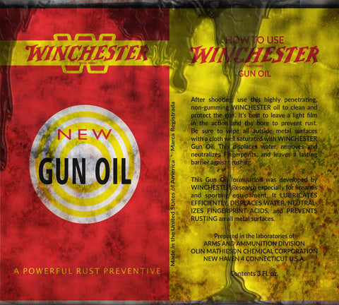 Winchester Oil Adhesive Vinyl Wrap