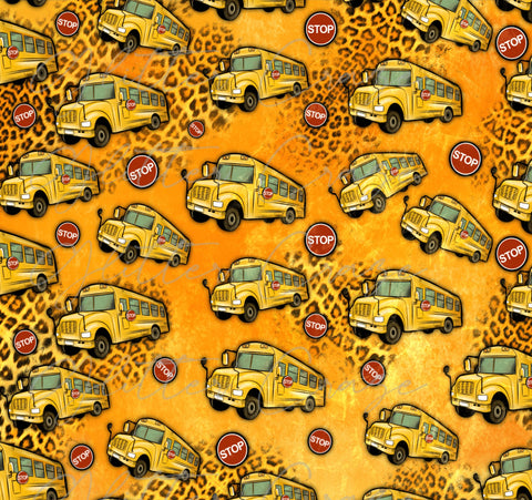 School Bus Adhesive Vinyl Wrap